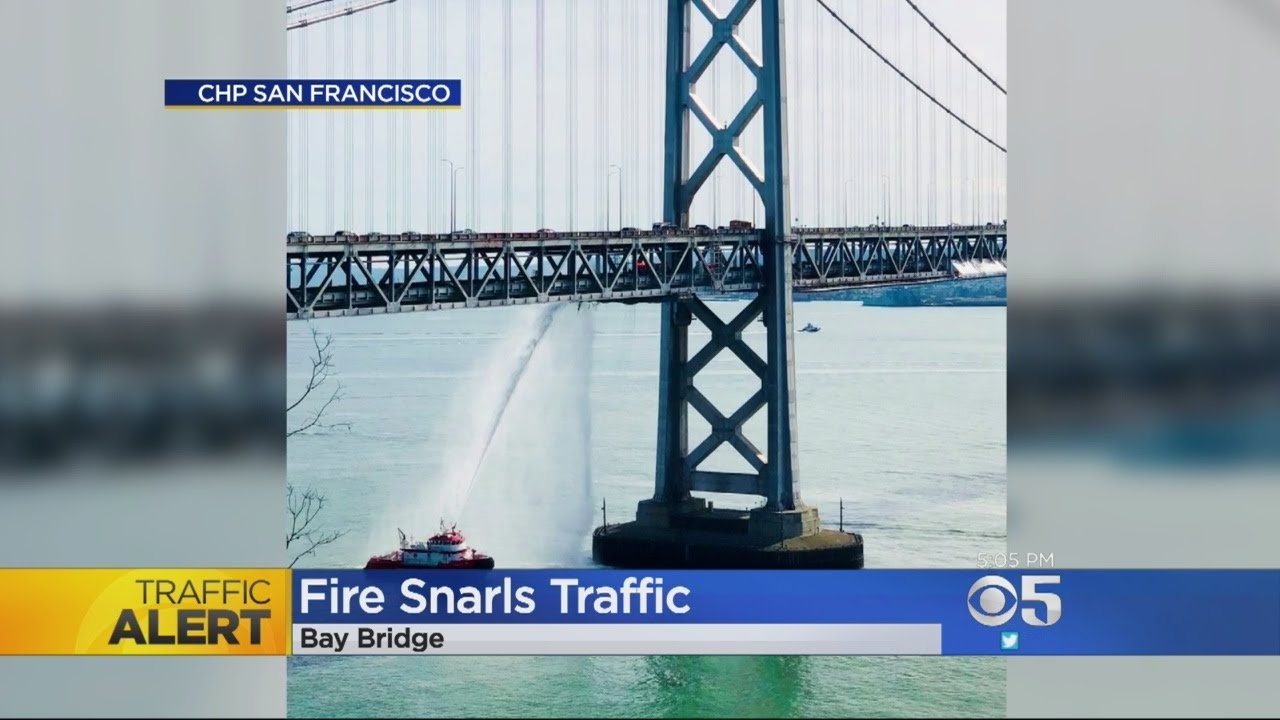 Traffic Onto Bay Bridge Still Slow Hours After Fire Under Span