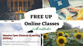 FREE University of the Philippines Online Classes 2021 // List and preview of a class