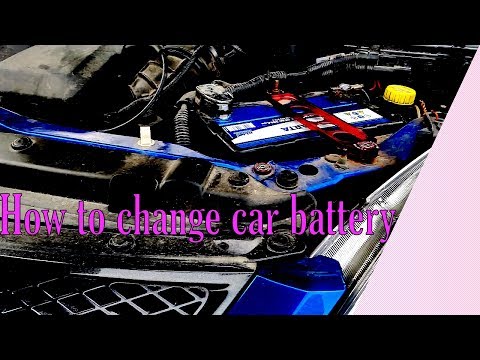 How to replace car battery 2001-2005 Honda Civic