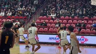 2024 New Mexico High School Basketball State Tournament: Navajo Prep vs Santa Fe Indian