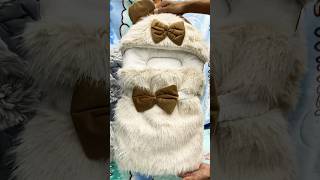 Imported High Quality Fur Sleeping Bag / Baby Carry Nest For Winter #newborngifts #sleepingbag