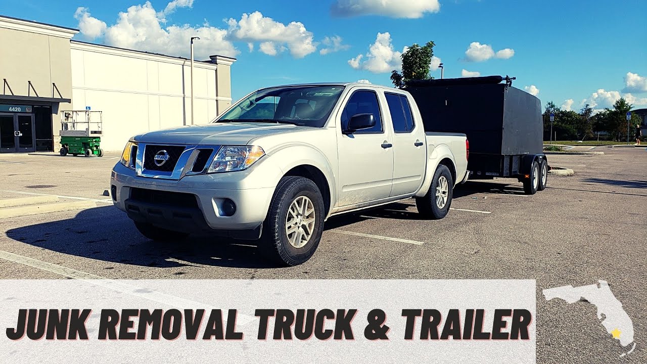Junk Removal Truck & Trailer Setup LeeCollier (239) 3305544 YouTube