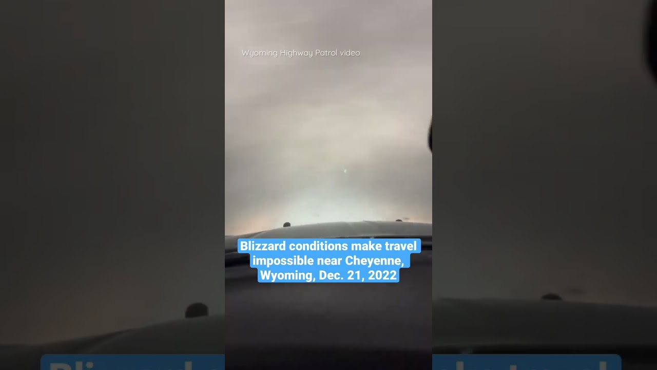 Winter Storm Elliott created blizzard conditions in Wyoming as it blew through