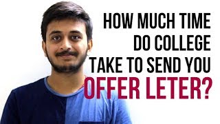 Offer Letter Time Of All Canadian College