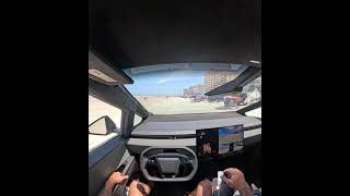 Cybertruck FSD V14.3.2-Worked really well on South Daytona Beach. Kept 10 mph and watched for people