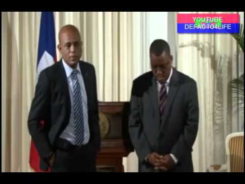 President Martelly & Prime Minister Garry Conille ...