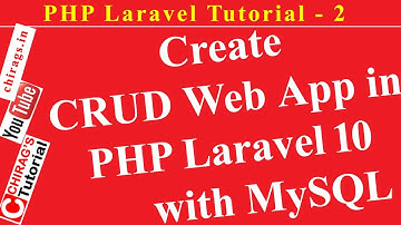 Create CRUD Web App in PHP Laravel 10 with MySQL #laravelframework #laravelcrud #laravel #laravel10