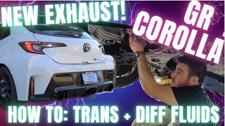 Josh's GR Corolla Gets A Magnaflow Exhaust + How To: Transmission & Differential Fluids