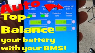 Why 'Charge Balance' is a bad idea and how to auto topbalance a battery over night with any BMS.