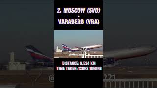 Aeroflot LONGEST Flights #plane #flight #aeroflot