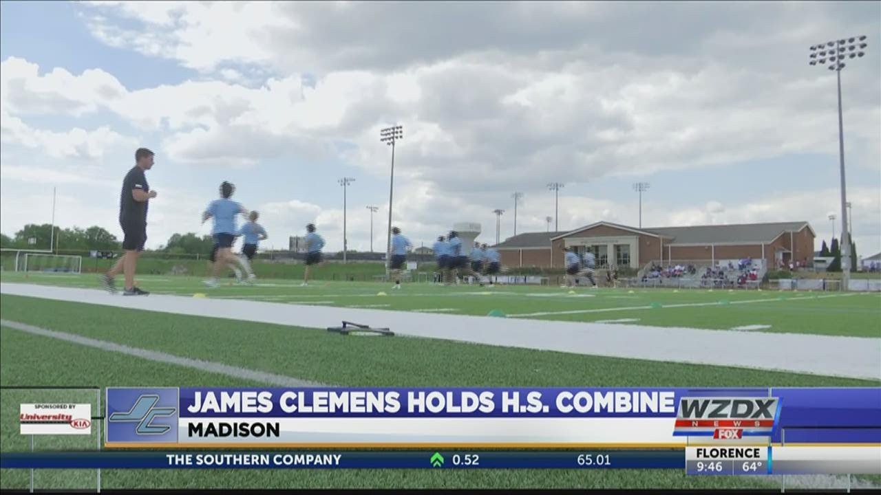 James Clemens hold high school combine current players and future