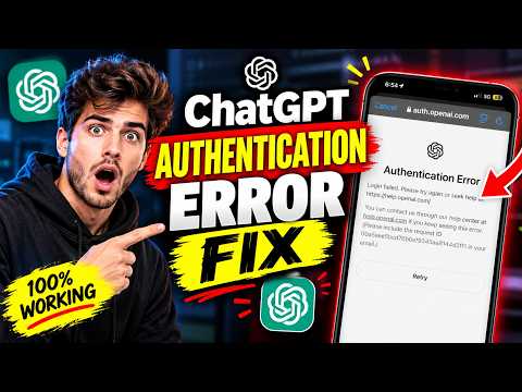 How to Fix ChatGPT Authentication Error on iOS, iPhone, or iPad