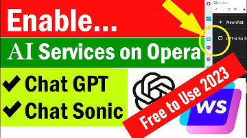 How to Enable AI Tools and Services in Opera | How to use ChatGPT in the Opera browser | AI in Opera