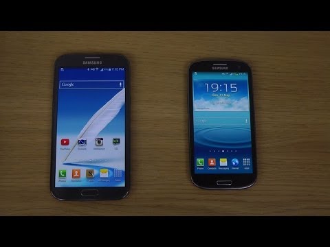 Samsung Galaxy Note 2 4.4 KitKat vs. Samsung Galaxy S3 4.3 - Review