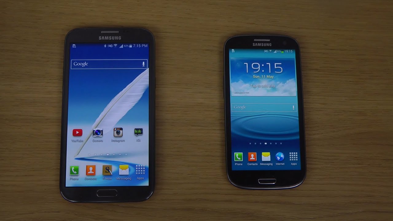 Note 2 vs note. Note 2 vs note