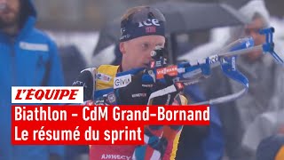 Biathlon 2022 - Johannes Boe signe son cinquième succès consécutif sur le sprint du Grand-Bornand