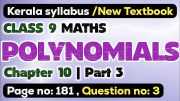 class 9 maths chapter 10 polynomials page 181 question 3 kerala syllabus scert part 3