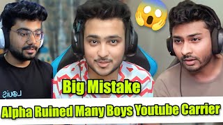 Hydra Hrishav On How Alpha Ruined Other Boys Youtube Carrier😱