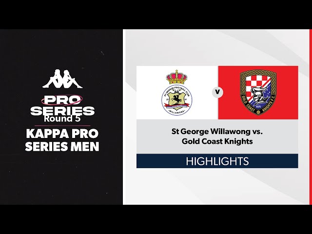 Kappa Pro Series Round 5 - St George Willawong vs. Gold Coast Knights Highlights
