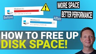 how to fix windows 10 low disk space