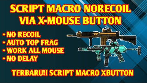 CARA SETTING MACRO NORECOIL UNTUK APC9 DAN SC2010  | NO RECOIL ASSAULT + SMG | PB ZEPETTO