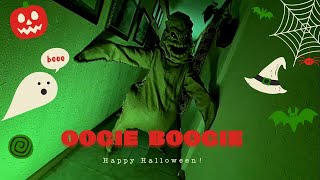 How to make Oogie Boogie costume with lights up eyes