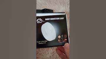 Lâmpada Led Recarregável USB com sensor de movimento. #shopee