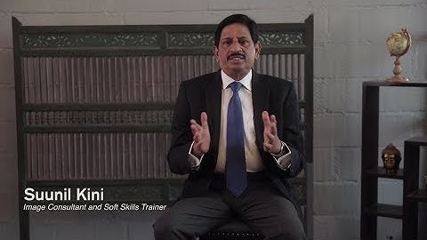 Suunil Kini- Image Consultant and Soft Skills Trainer