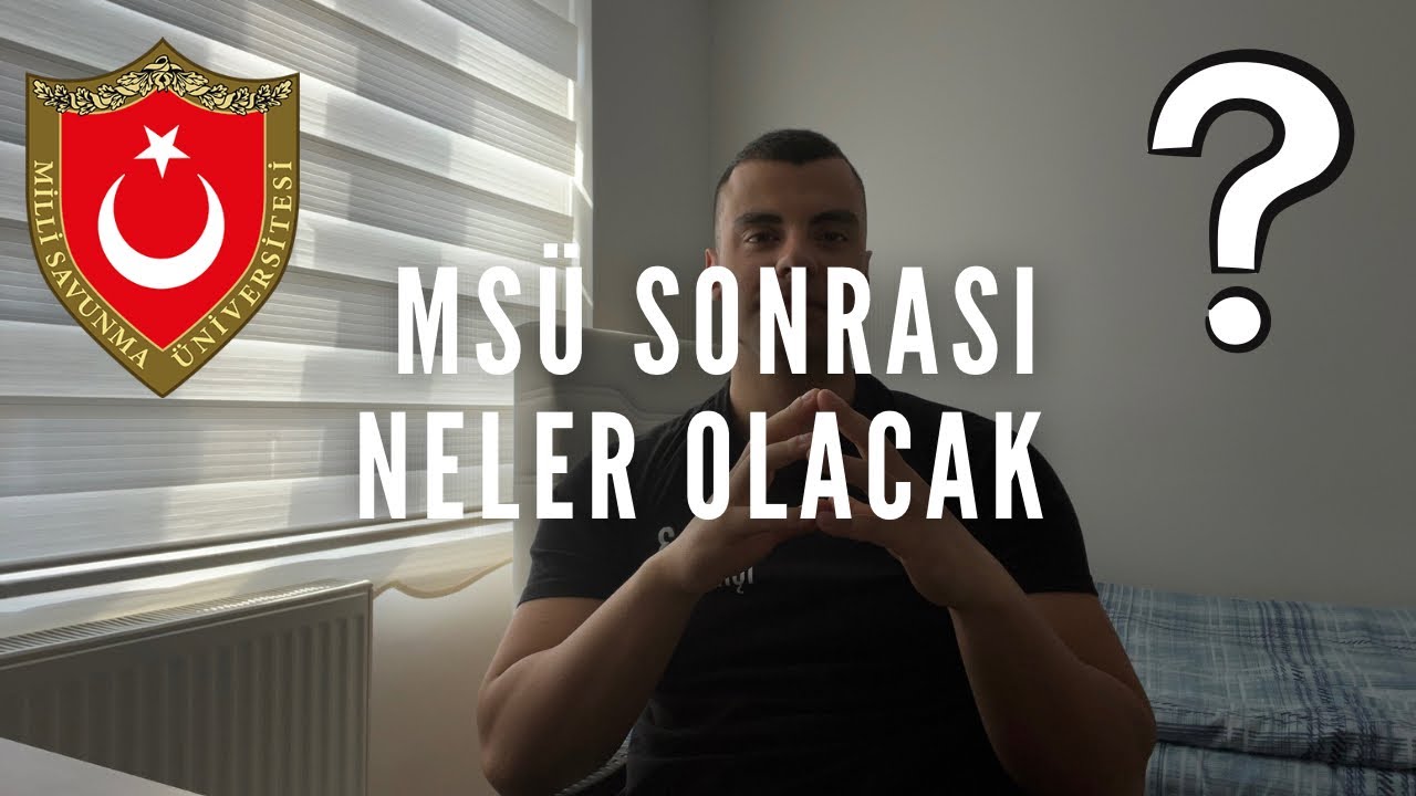 MSÜ SONRASI NELER OLACAK ?