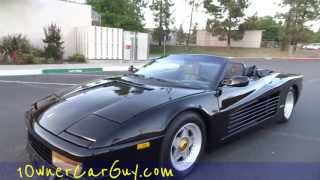 Ferrari testarossa miami vice custom replica gt conversion kit walk
around & drive http://www.1ownercarguy.com this is just a quick video
of one my favori...