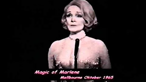 Marlene Dietrich  AustraliaTV Magic of Marlene 196...