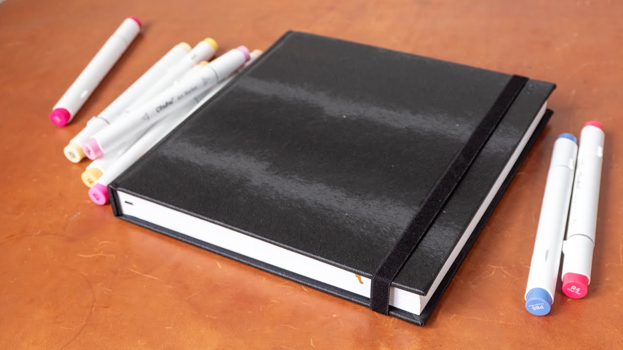 OHUHU SKETCHBOOK REVIEW // Spiral-Bound Marker Pad // Chill Draw with Me 