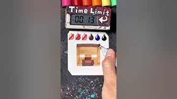 Drawing Steve in 30Sec(Minecraft)