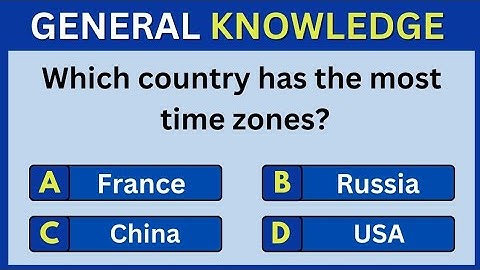 How Good Is Your General Knowledge? Take This 40-question Quiz To Find Out! #challenge