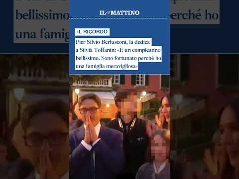 Video Pier Silvio Berlusconi, la dedica a Silvia Toffanin: «È un compleanno bellissimo. Sono fortunato».