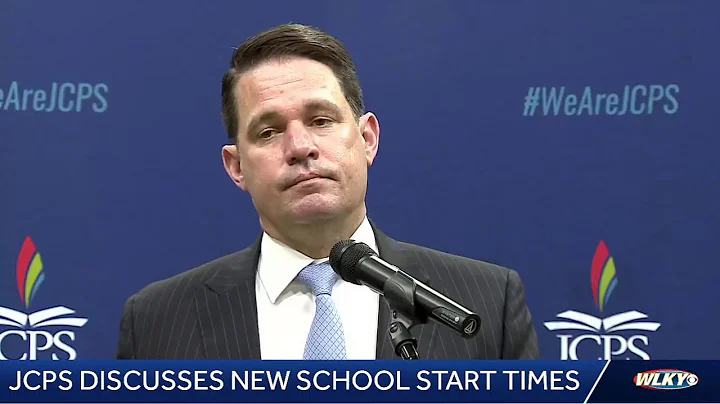 JCPS superintendent discusses new school start times