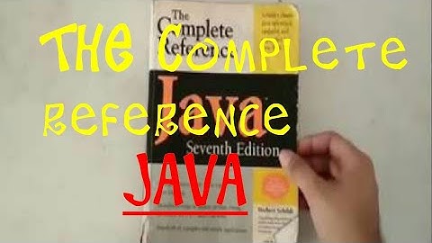 The complete reference Java | Book Review | By CBR