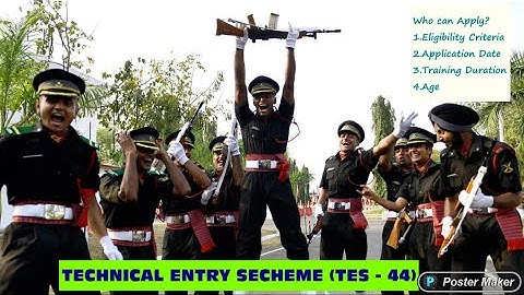 TECHNICAL ENTRY SCHEME (TES - 44) ||  WHO CAN APPLY?