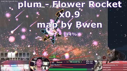 [lvl.20.0][ADOFAI Custom][x0.9] Plum - Flower Rocket by BWen 94%