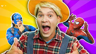 Old MacDonald Had a Farm Superheroes + More Superheroes Kids Song and Nursery Rhymes | BalaLand