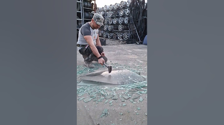 Smashing car glass #shorts #short #car