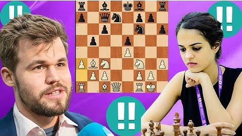 First class Magnus Carlsen vs Tania Sachdev 94