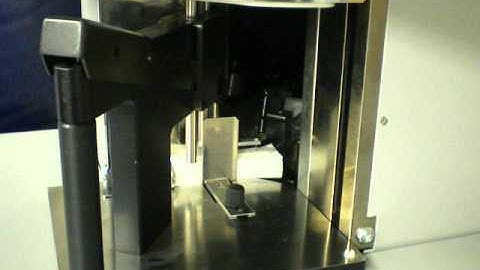 Paper counting machine - Vacuumatic Vicount 3 - Counting small samples using the coupon attachment