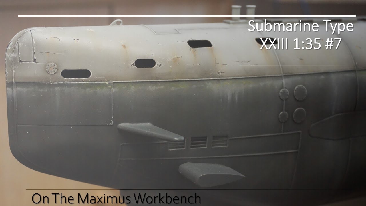 On The Workbench: RC Conversion Submarine Type XXIII 1:35 #7