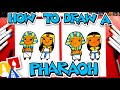 How To Draw An Ancient Egyptian King And Queen (Pharaoh)