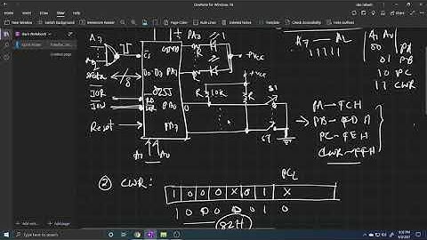 8085 PROGRAMMING 12: (8255 SWITCH AND LEDS)