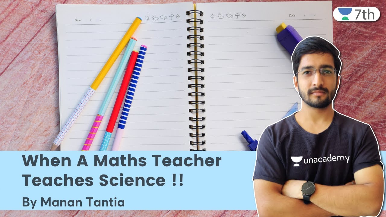 Tanima Math When a Maths Teacher | Teaches Science !! | Maths | Unacademy 7th ...