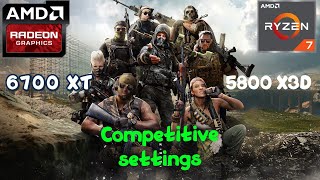 call of duty warzone 3 urzikstan amd 6700 xt competitive settings