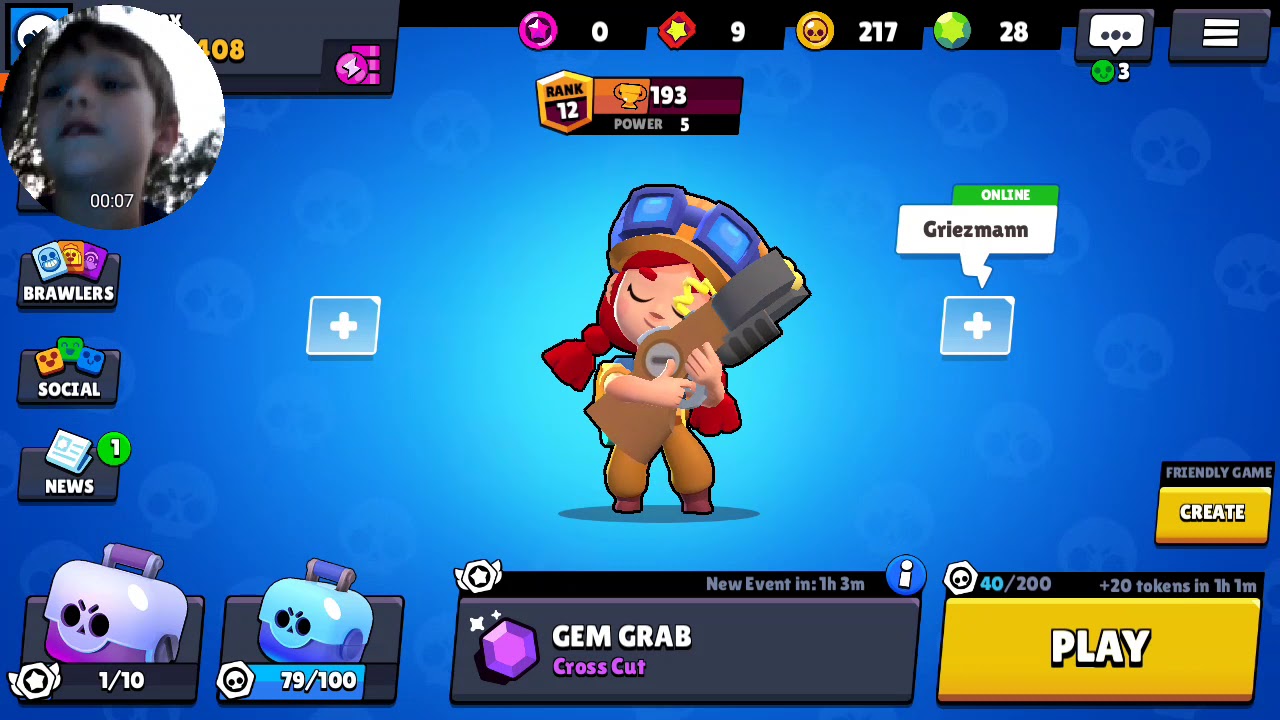 Playing a short period of time in brawlstars Playing a short period of time in brawlstars