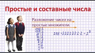 Простые и составные числа. Разложение числа на простые множители.